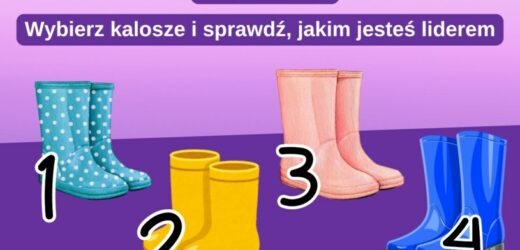 Psychotest: Sprawdź, czy jesteś dobrym liderem. Wybór kaloszy może wiele zdradzić