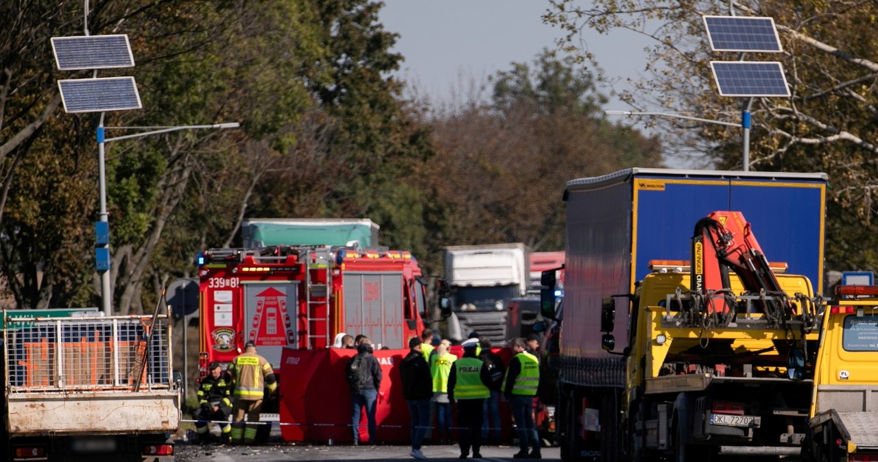 Wypadek pod Wilczkowicami. Zginął policjant CBŚP