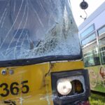 Łódź: Tramwaj zderzył się z dostawczakiem. Są poszkodowani