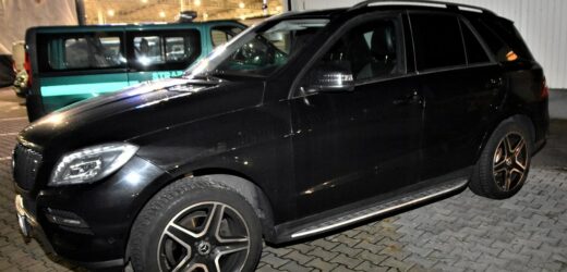 Mercedes, którego poszukiwał Interpol, odzyskany w Medyce