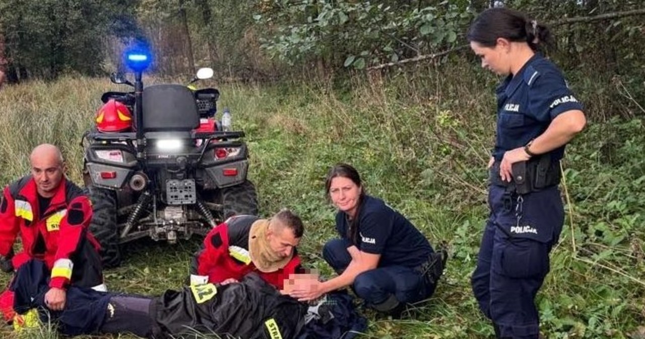 76-latka wyszła na grzyby. Wycieńczoną odnaleziono po czterech dniach