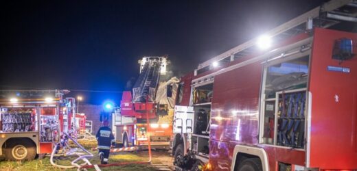 Pożar i ewakuacja w Młodzieżowym Ośrodku Wychowawczym w Rzepczynie