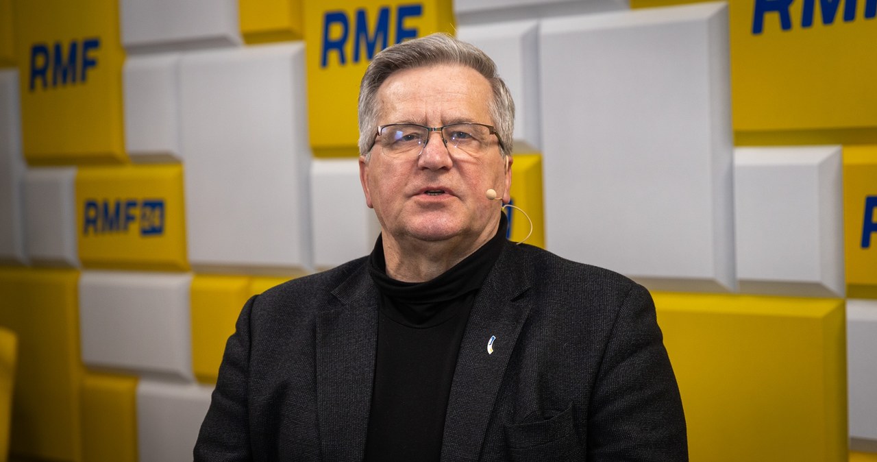 Bronisław Komorowski gościem Rozmowy o 7:00 w Radiu RMF24