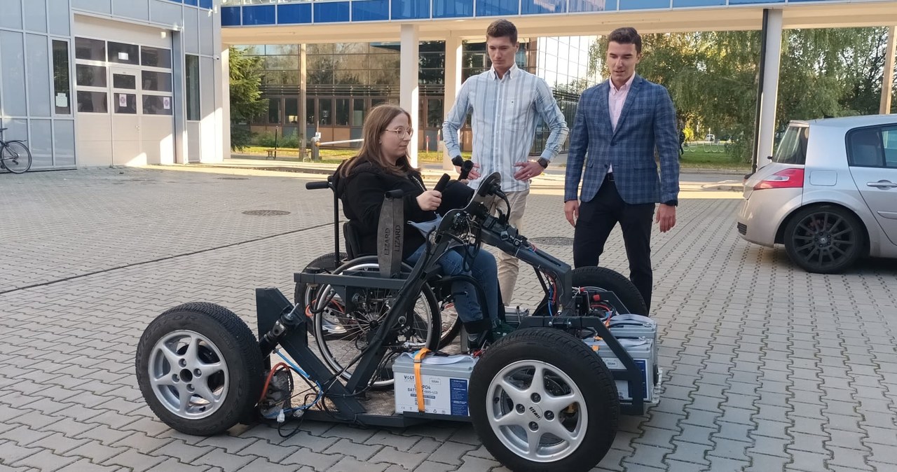 „Lizard” – wynalazek studentów Politechniki Krakowskiej. Auto dla osób z niepełnosprawnościami