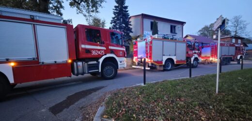 Pożar domu w Krzywczy. Jedna osoba zginęła