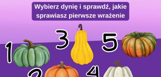 Psychotest: Wybierz dynię i sprawdź, jakie sprawiasz pierwsze wrażenie