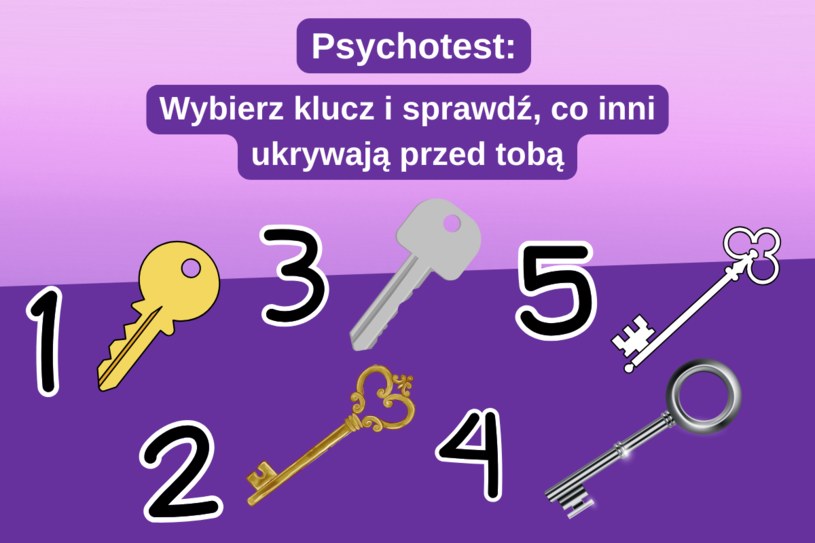 Psychotest: Wybierz klucz i sprawdź, co inni ukrywają przed tobą