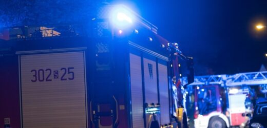 Tragedia w Strupczewie Dużym: Dwie ofiary, ogień płonął do świtu