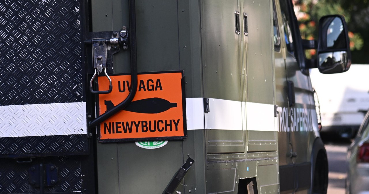 Niewybuch w Wełtyniu. Ewakuacja i zamknięcie drogi