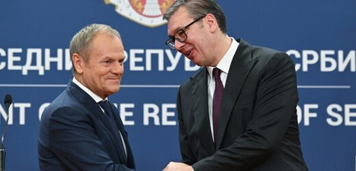 Tusk spotkał się z prezydentem Serbii. „Bardzo dziękuję za ten gest”