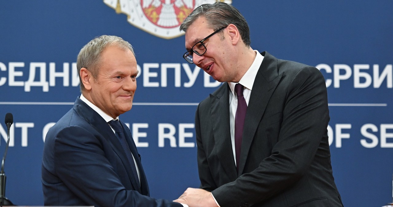 Tusk spotkał się z prezydentem Serbii. „Bardzo dziękuję za ten gest”