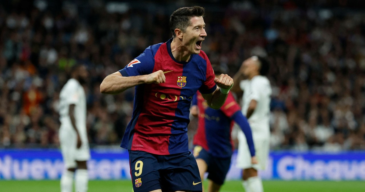 El Clasico: Lewandowski znów został bohaterem Barcelony