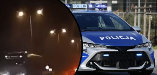 Dwie ciężarówki jechały pod prąd. Szokujące nagranie z S1