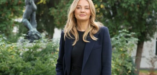 Elegancka Małgorzata Socha na pokazie mody. Zachwyciła w stylowej marynarce