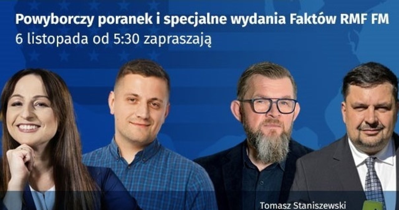 Harris vs. Trump. Amerykański powyborczy poranek w RMF FM i Radiu RMF24