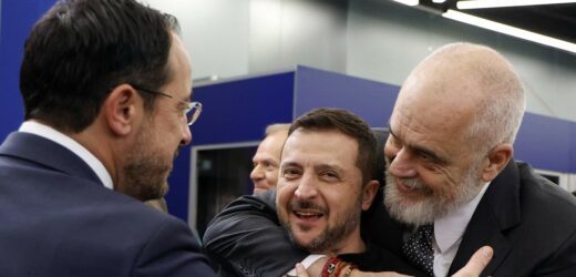 Wołodymyr Zełenski w Budapeszcie: Żadnych uścisków, tylko presja