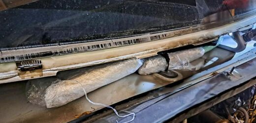 Schował pod szybą auta narkotyki warte ponad 1,4 ml zł