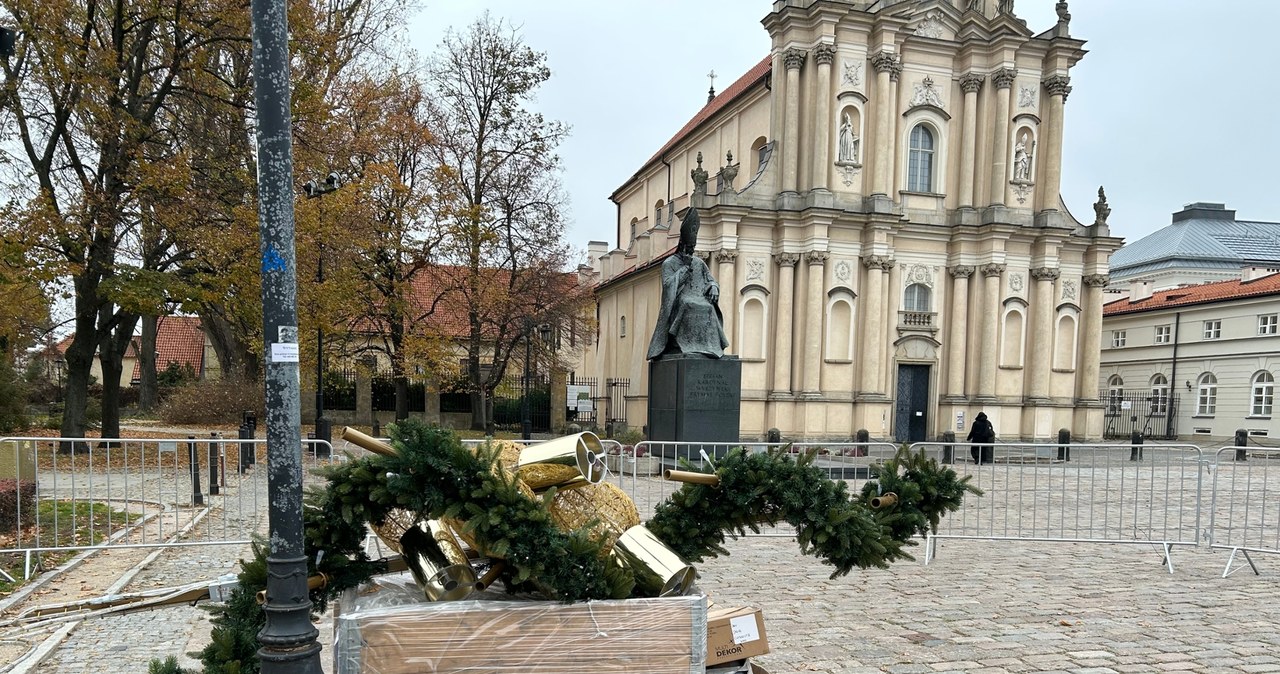 Pierwsze świąteczne ozdoby już są w Warszawie