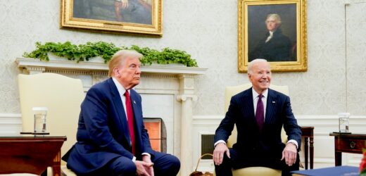 Joe Biden i Donald Trump spotkali się w Białym Domu