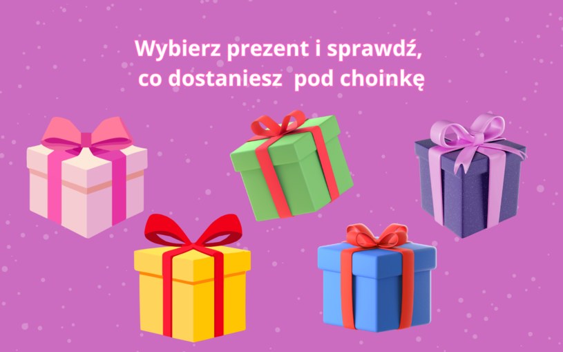 Psychotest: Co dostaniesz pod choinkę? Wybierz prezent i sprawdź swoje pragnienia