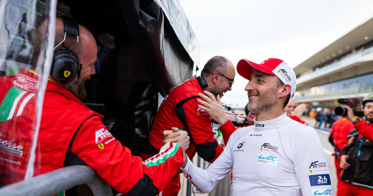 Robert Kubica nie kończy przygody z Ferrari. Będzie kolejny sezon w ekipie AF Corse