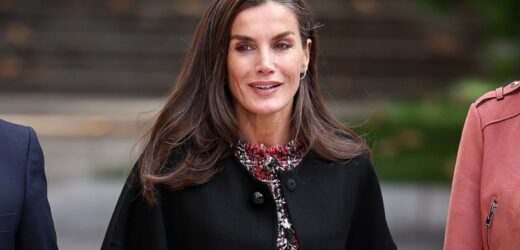 Królowa Letizia w pelerynie godnej koronowanej głowy. To istny hit
