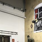 Budynek z graffiti Banksy’ego na sprzedaż