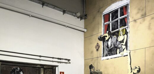 Budynek z graffiti Banksy’ego na sprzedaż