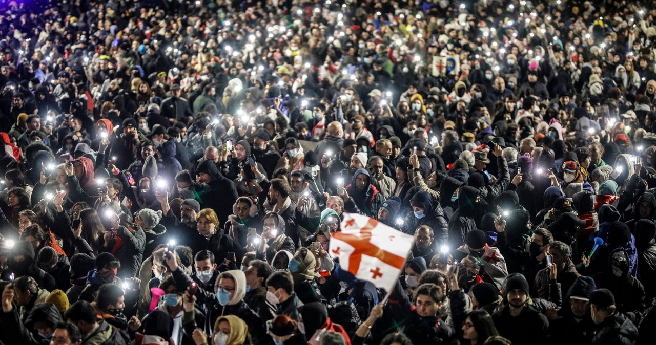 Duda reaguje na protesty w Tbilisi. „Miejsce Gruzji jest w zjednoczonej Europie”