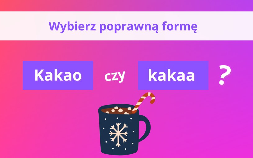 Podchwytliwa zagadka intelektualna. Czy znasz poprawną formę? Przekonajmy się!