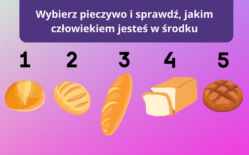 Psychotest: Co skrywasz w środku? Wybór pieczywa może wiele zdradzić