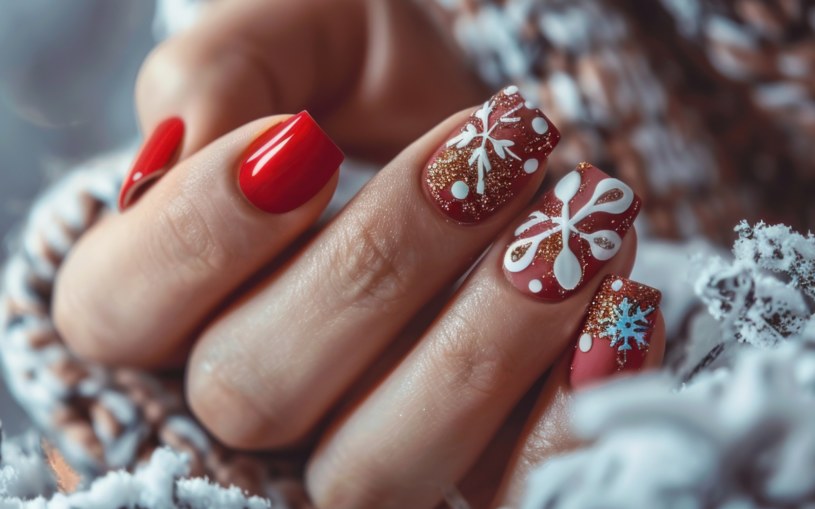 5 pomysłów na świąteczne stylizacje paznokci. Nikt nie przejdzie obok obojętnie