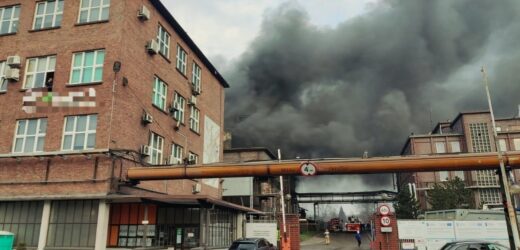 Pożar w Hucie Łaziska. Cztery osoby poszkodowane