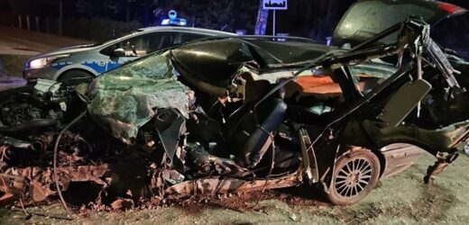 Z auta zostały strzępy. W finał tego wypadku aż trudno uwierzyć