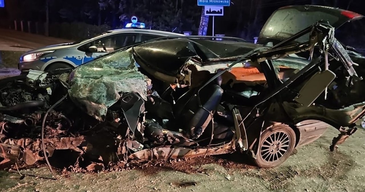 Z auta zostały strzępy. W finał tego wypadku aż trudno uwierzyć