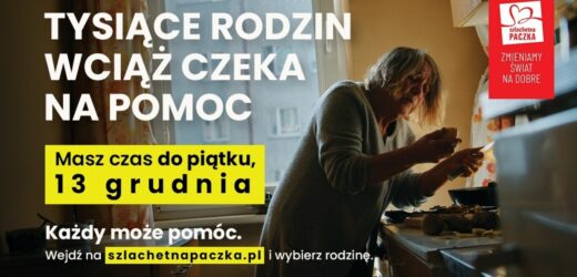 Szlachetna Paczka alarmuje: Ponad 2300 rodzin wciąż czeka na pomoc