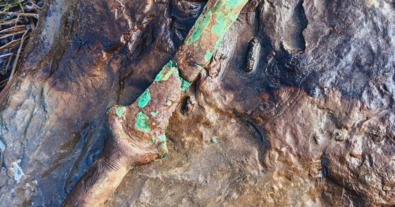 Spektakularne znalezisko na Podkarpaciu: Miecz z epoki brązu