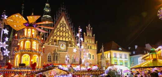 Choinka na wrocławskim rynku już rozświetlona