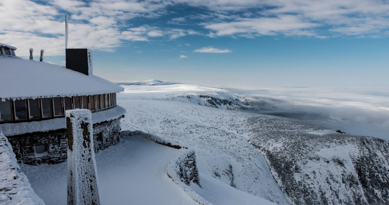 W Karkonoszach wprowadzono pierwszy stopień zagrożenia lawinowego