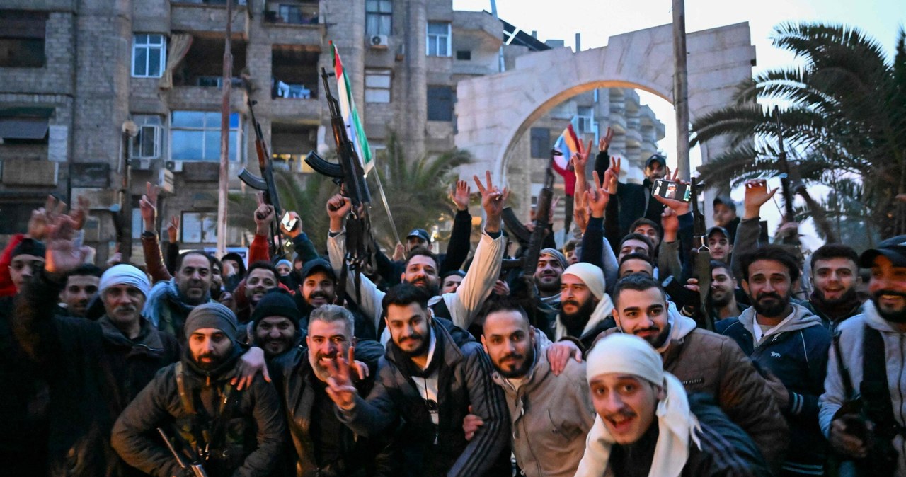 Euforia na ulicach Damaszku. Syryjczycy świętują upadek reżimu