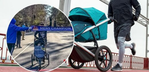 Przebiegł z wózkiem dziecięcym 100 km. Polityk pobił rekord świata