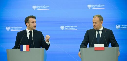 Macron przekonywał Tuska ws. wysłania 40 tys. żołnierzy na Ukrainę