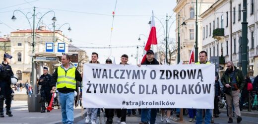 Lubelskie: Rolnicy blokują drogi w proteście przeciwko umowie z Mercosur