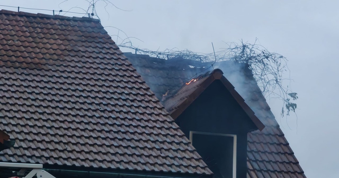 Pożar w Tychach. Ogień wybuchł w budynku, w którym jest żłobek