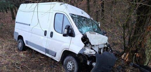 Nie żyje kierowca busa. Nad ranem uderzył w drzewo