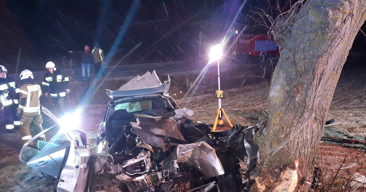 Wstrząsający wypadek k. Nowowoli. Policja apeluje do świadków