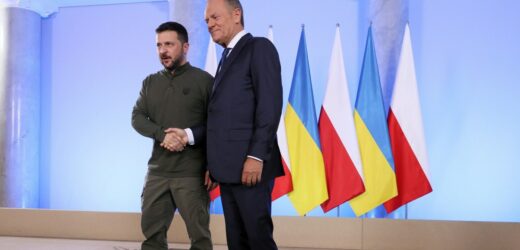 Tusk spotkał się z Zełenskim we Lwowie