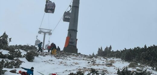 Narciarze utknęli w wagoniku. Awaria kolejki na Chopok
