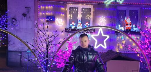 Zamienił swój ogródek w świąteczną ruchomą szopkę. Mieszkańcy zachwyceni