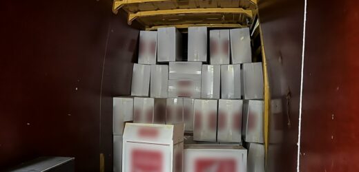 Ponad 9 mln papierosów z przemytu. Służby zatrzymały Polaka i Ormianina